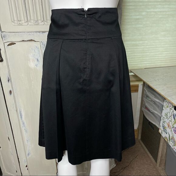 International Concepts Black Pleated Skirt Size 10 - Picture 2 of 11